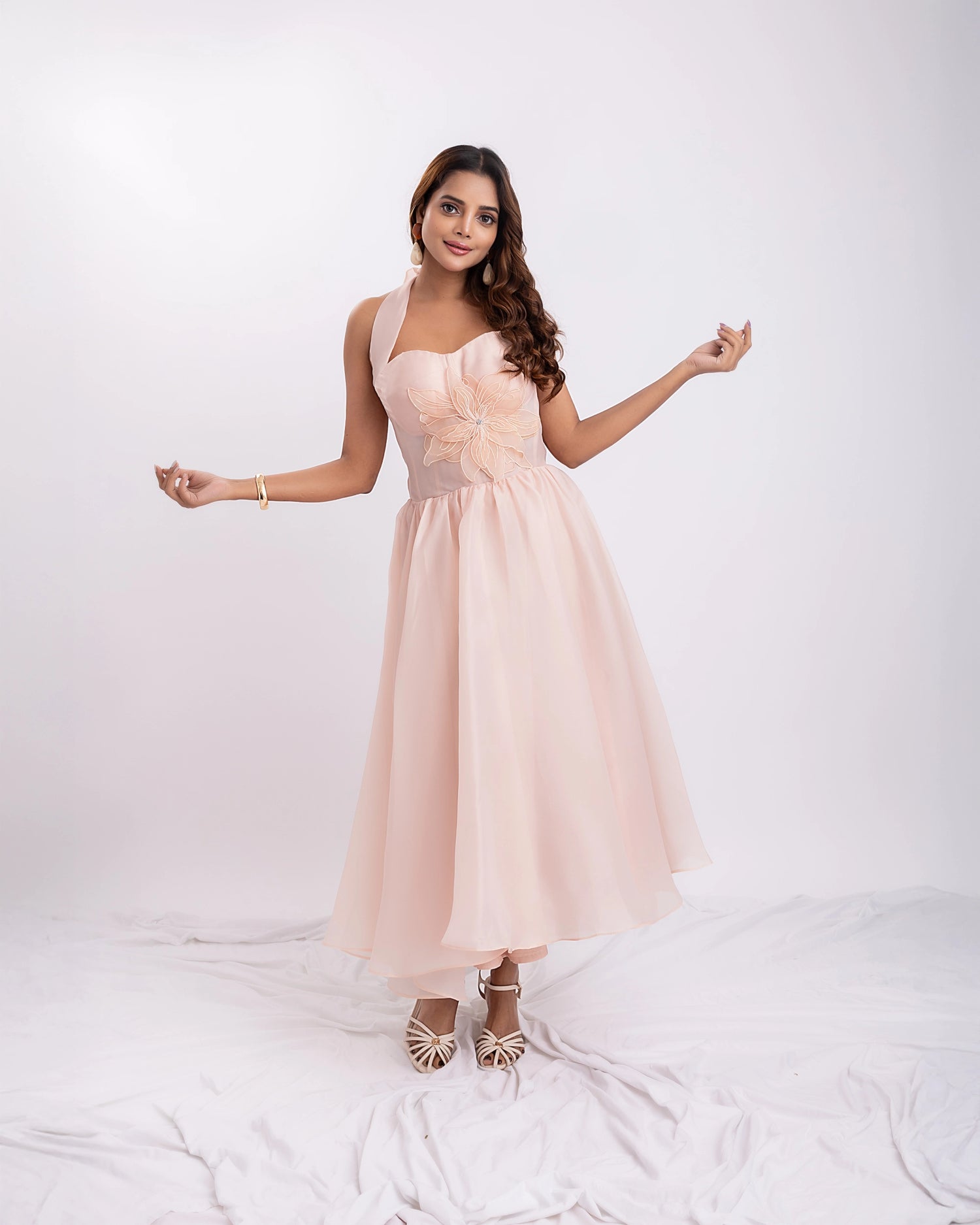 CARRIE ORGANZA CORSET DRESS