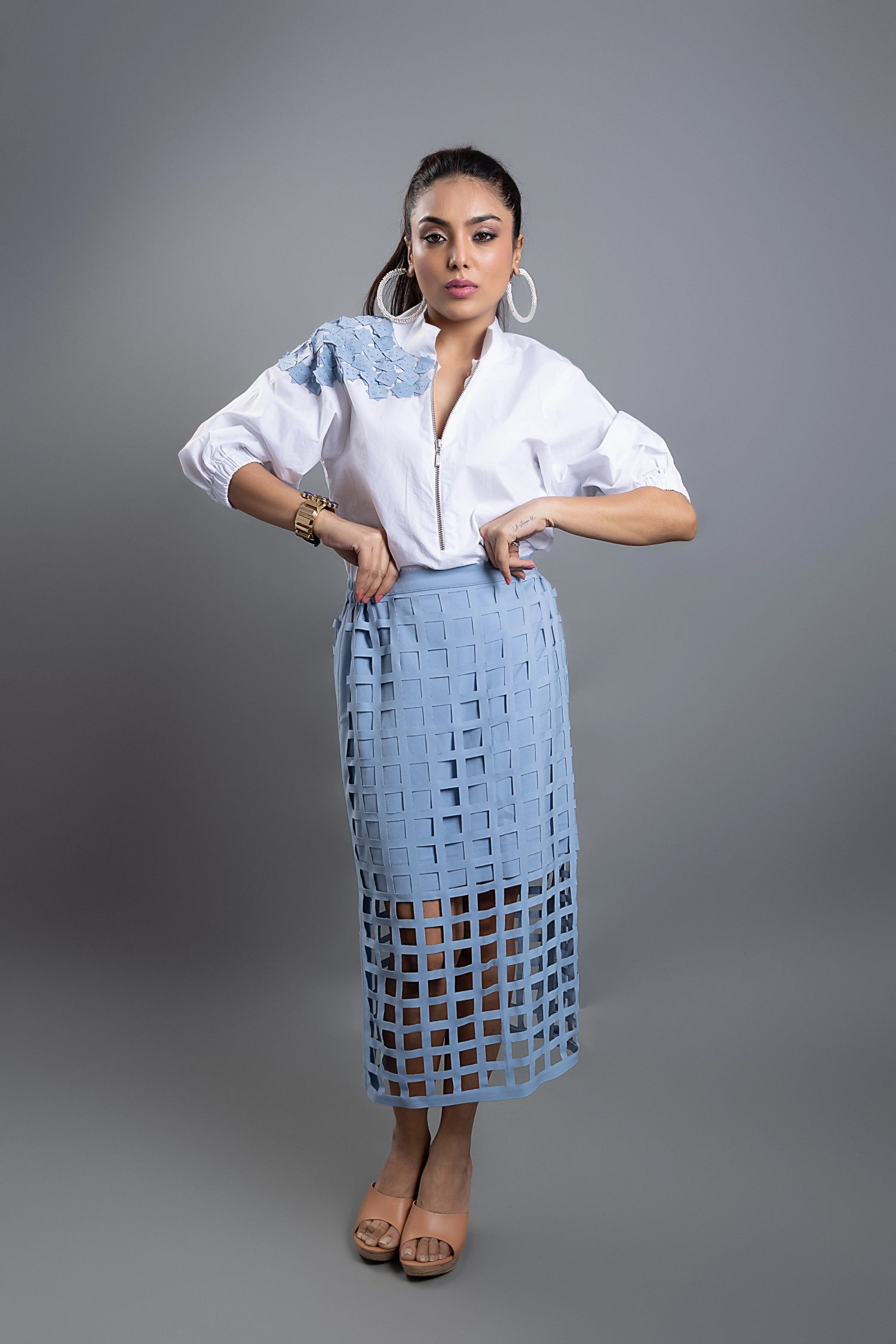 LARA MIDI SKIRT