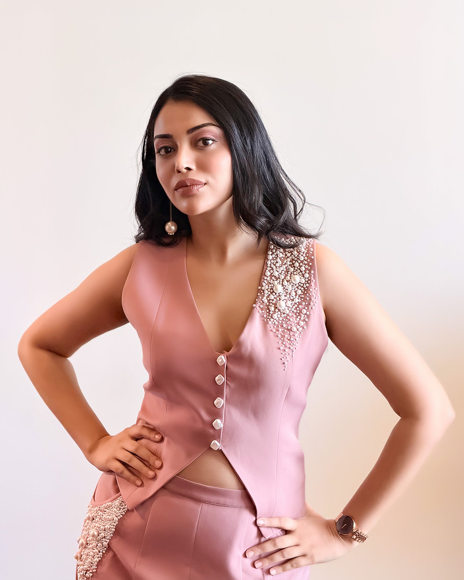 PERLA VEST N STRAIGHT SKIRT SET