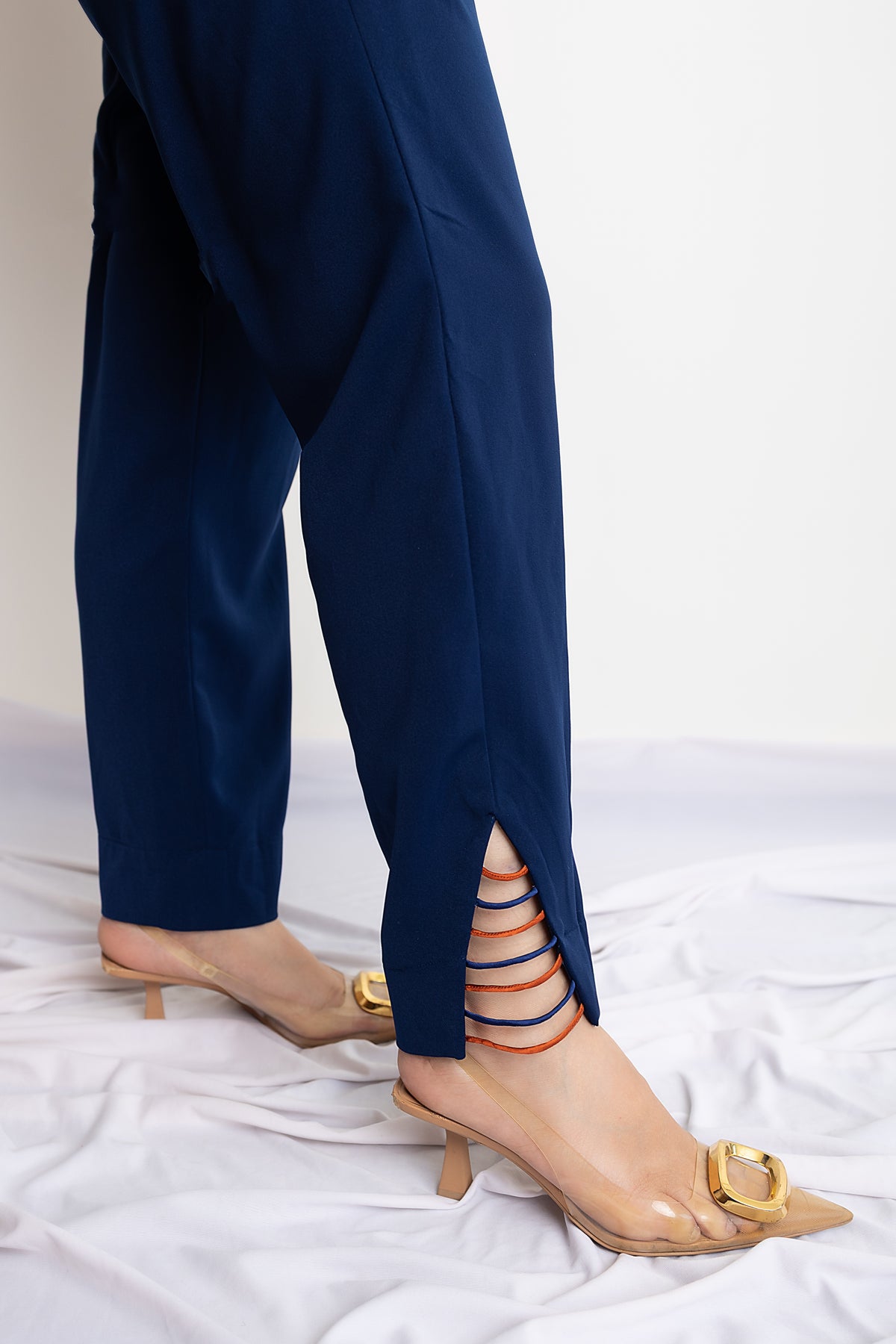 COCO PEPLUM SET - MIDNIGHT BLUE