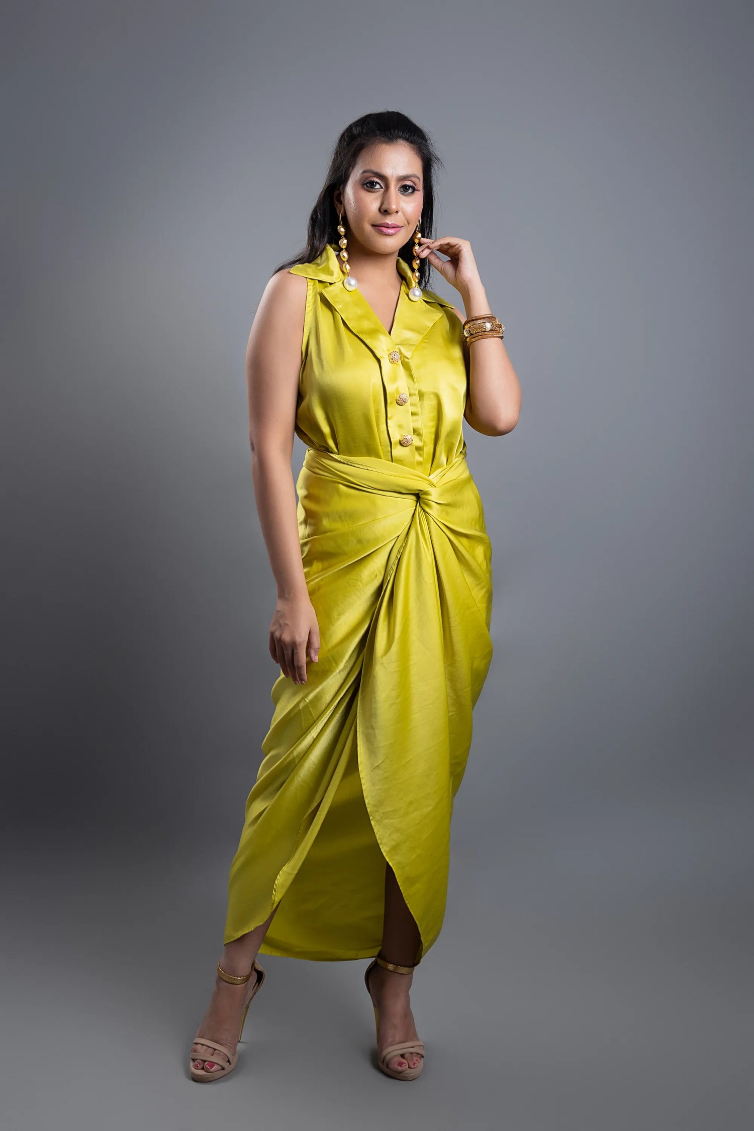 VINI DRAPE DRESS
