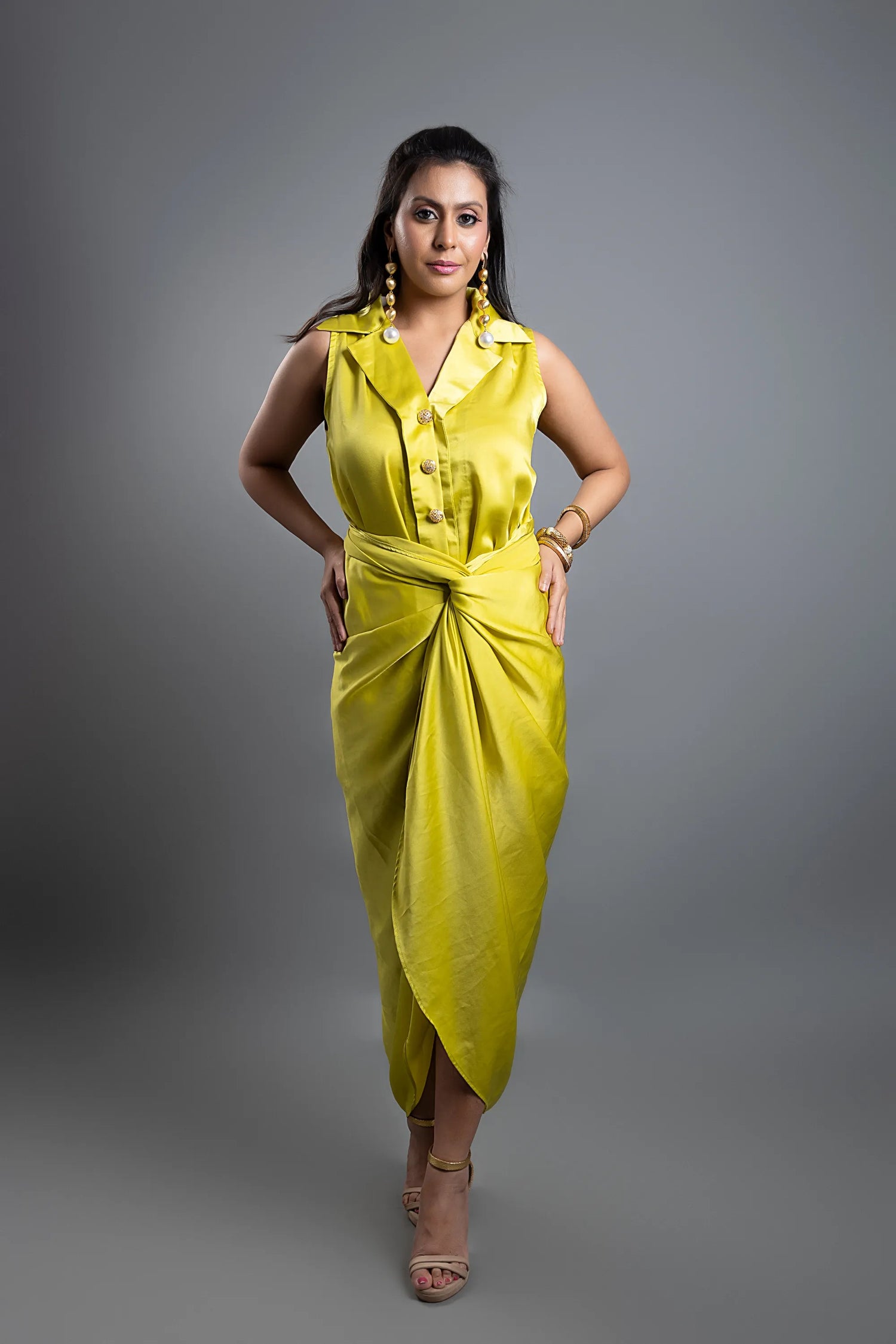 VINI DRAPE DRESS